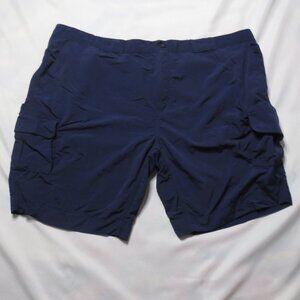 MAGELLAN mens SHORTS cargo NAVY BLUE hiking MAG REPEL fishing SIZE 3XL